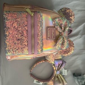 Loungefly sequin with ears